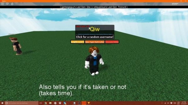 ROBLOX 3 letter name generator