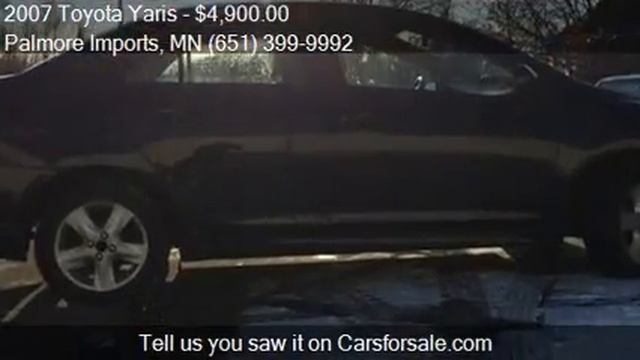 2007 Toyota Yaris S 4dr Sedan (1.5L I4 5M) for sale in SAINT смотреть онлайн