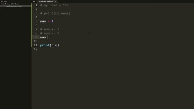 The Beginner's Python Series - 1 - Variables and Operators! смотреть онлайн