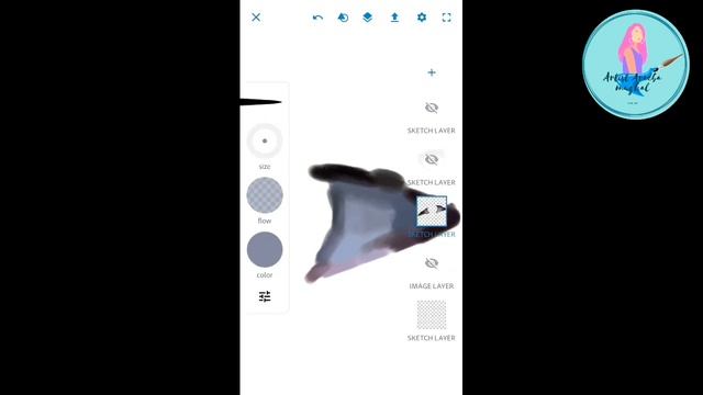 Eye Makeup tutorial in Adobe Photoshop Sketch| Realistic| Digital painting| In Android смотреть онлайн