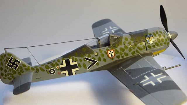 FW-190 А-4 Zvezda 1/72.  Результат.