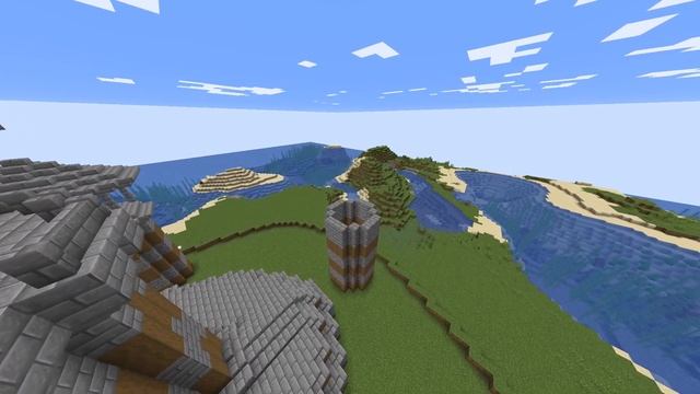 ПОСТРОИЛ БОЛЬШОЙ ЗАМОК в МАЙНКРАФТЕ | Часть 1 смотреть онлайн