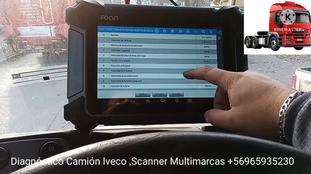 Diagnóstico Camión IVECO ( Scanner Multimarcas, diagnóstico y funciones especiales. +56965935230 смотреть онлайн