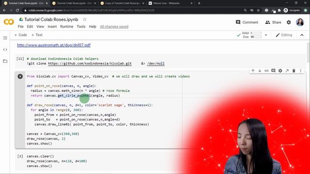 Colab Rose - Python tutorial смотреть онлайн