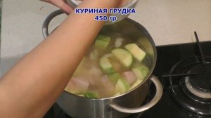 Куриный суп пюре с овощами, легкий и простой, подойдет для деток