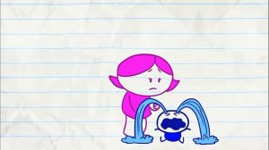 синий человечек