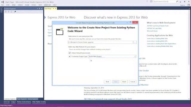 Visual Studio vNext & Azure Python Tools For Visual Studio смотреть онлайн
