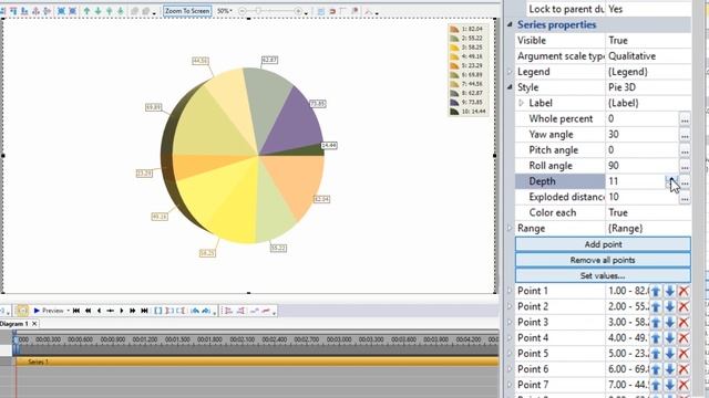 How to create and edit 3D charts in VSDC Free Video Editor смотреть онлайн