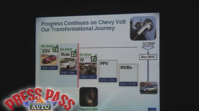 GM Chevrolet Volt Presentation at Plug In 2009 смотреть онлайн