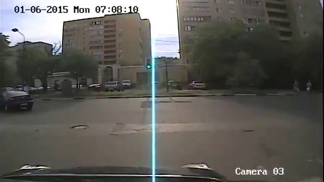 Примеры видеозаписи в автомобиле с видеокамеры МВК-09 (PAL) смотреть онлайн