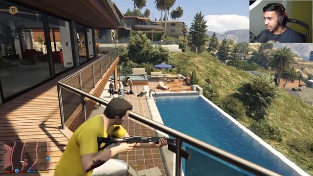 MICHAEL FIGHT WITH FRANKLIN AND GANG | GTA V GAMEPLAY #107 смотреть онлайн