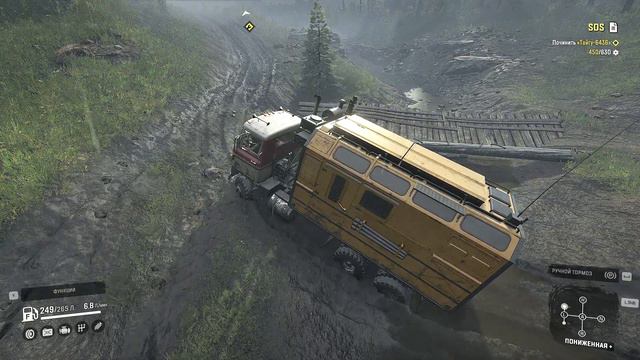 SnowRunner SOS НА КАРТЕ БОЛОТО смотреть онлайн