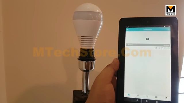 Bulb Security Camera 360° View IP WiFi Panoramic 960P Unboxing URDU/HINDI By M-Tech