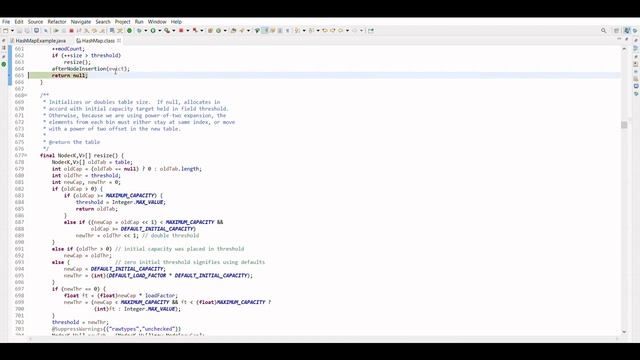 HashMap put example with duplicate key смотреть онлайн