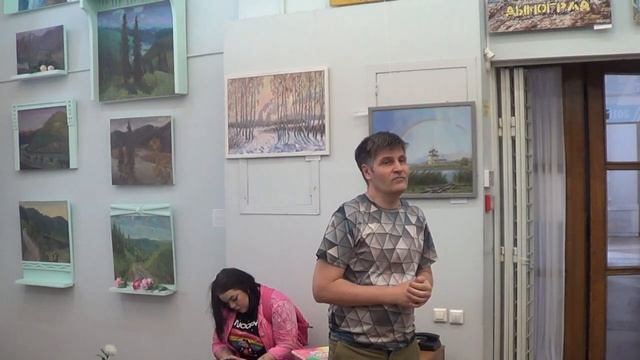 Олег Семеновых, выставка "Экология и искусство", ЮУРГУ, Челябинск смотреть онлайн