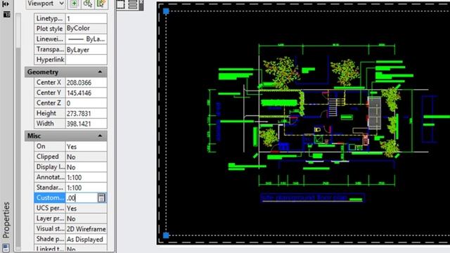 How to Scale AutoCAD viewports to any custom scale смотреть онлайн