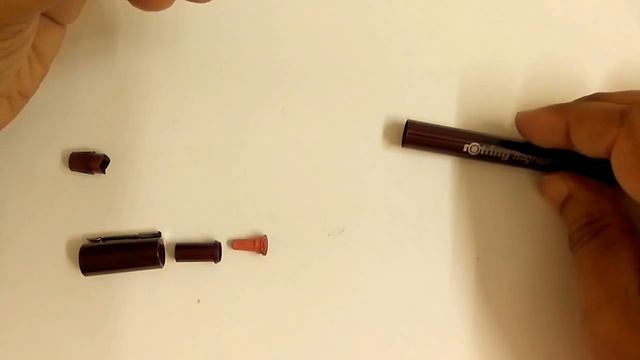 Cleaning Rotring Isograph 01