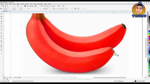 Como Trocar A Cor De Objetos E Recorte  No Corel Draw