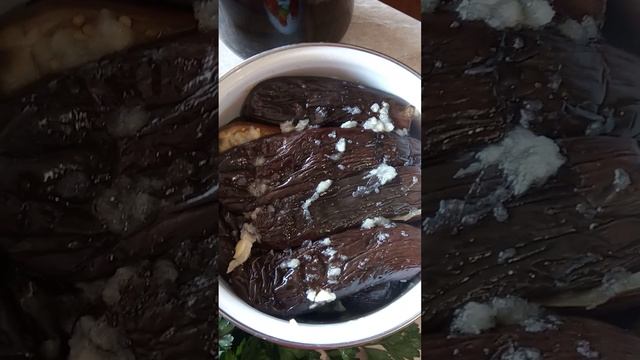 Квашеные баклажаны, рецепт прилагается! Рецепт проверен,баклажаны очень вкусные! смотреть онлайн