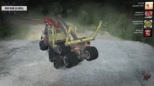 Spintires - stream. Карта "Сила реки" смотреть онлайн