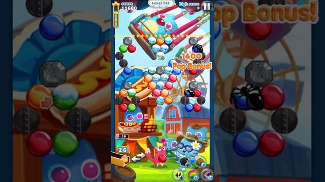 Bubble Mania level 742 with 3 Stars - No Booster смотреть онлайн
