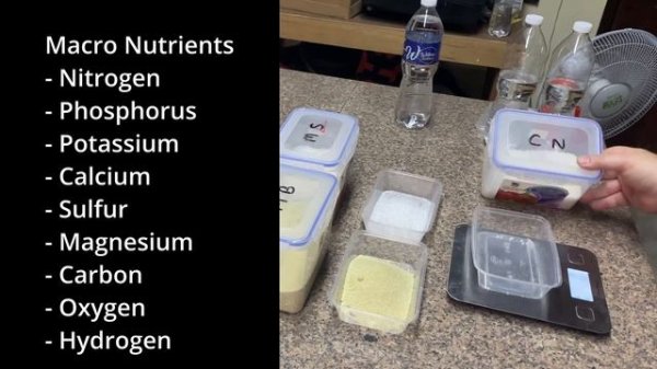 DIY mixing Hydroponic Nutrients