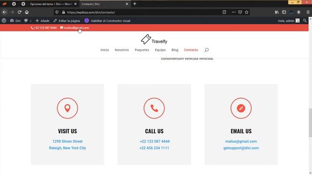 Crea Un Sitio Web De Una AGENCIA DE VIAJES Con DIVI