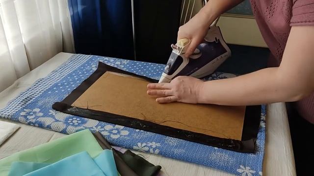 Мастер-класс "Тканевая основа для панно, аппликации" смотреть онлайн