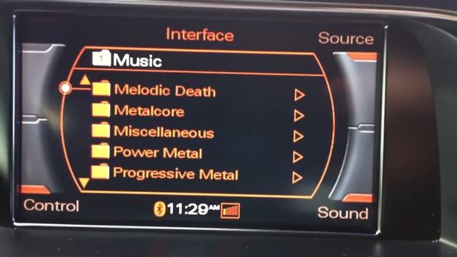 Audi Music Interface