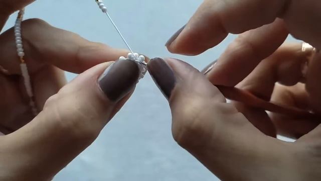 how to crochet beaded necklace tutorial for beginners смотреть онлайн
