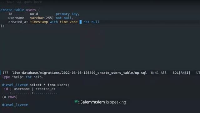 Database in Rust & Diesel ORM смотреть онлайн