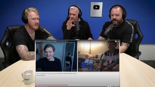 My Reflection Scares People on Omegle REACTION!! | OFFICE BLOKES REACT!! смотреть онлайн