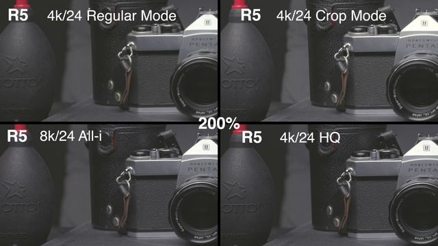 Canon R5 vs Eos R vs 1DXiii Video Sharpness Comparison and High ISO смотреть онлайн