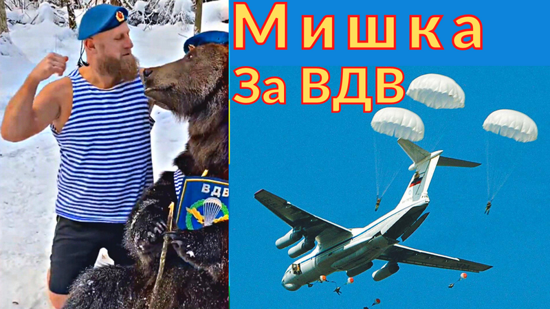 МИШКА ЗА ВДВ! ✈ НИКТО КРОМЕ НАС ✈ ЗА СЛАВЯНСКИЙ МИР! смотреть онлайн