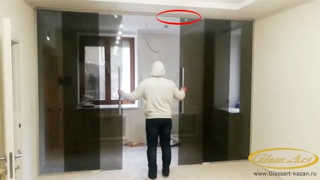 Раздвижная система двери. GlassArt смотреть онлайн