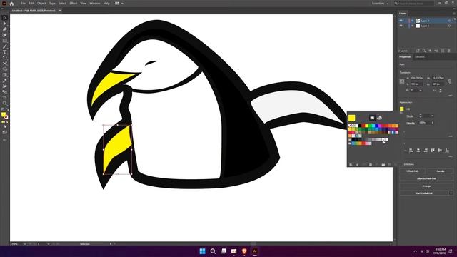 How I Made This Beautiful Mascot Logo Using Only Mouse | Photoshop x illustrator смотреть онлайн