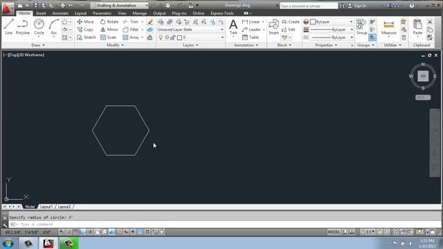 #14 - AutoCAD - 2D Drafting Basics - Polygons and Circles - Brooke Godfrey смотреть онлайн