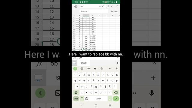 Excel for Android: How to find and replace? #excel #excelformobile #findandreplace #replace смотреть онлайн