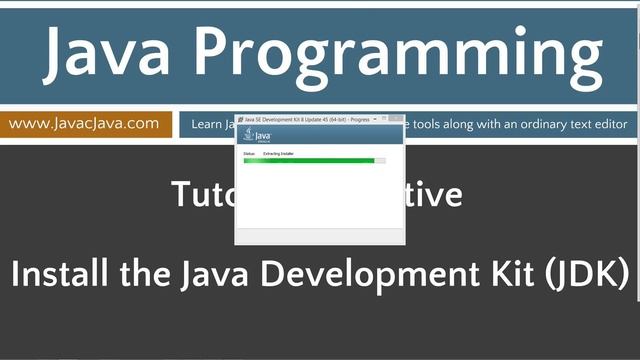 Learn Java Programming - Installing Java JDK Windows 7 and 8.1 смотреть онлайн