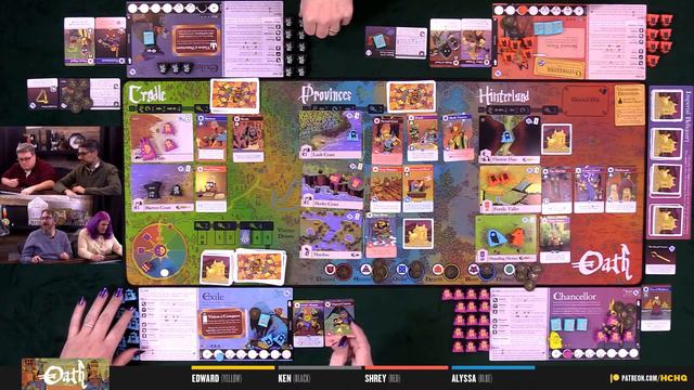 Oath: Chronicles of Empire and Exile -Chapter 7 - 4p Play-through & Roundtable by Heavy Cardboard смотреть онлайн