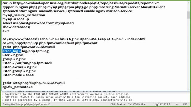 How To Install a LEMP Stack Server on openSUSE Leap 42.2 смотреть онлайн