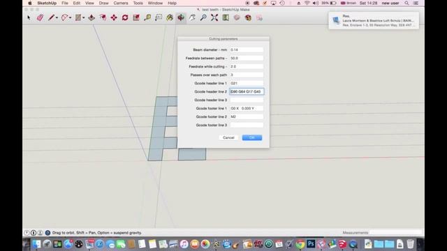 SketchUp to GCode Plugin смотреть онлайн