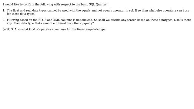 SQL Server Data types and operators clarification needed смотреть онлайн