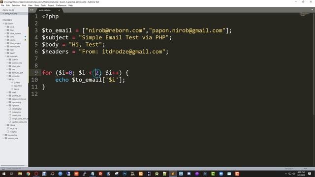 030. PHP Bangla Send Multiple Or Bulk Mail From Localhost Using XAMPP Server|⚡Tutorial⚡| Nirob Hasa смотреть онлайн