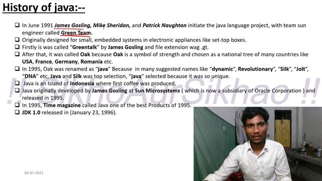 WT. 6 || Introduction Of Java & History Of Java || Hindi || Web Technology || SikhoAurSikhao || смотреть онлайн