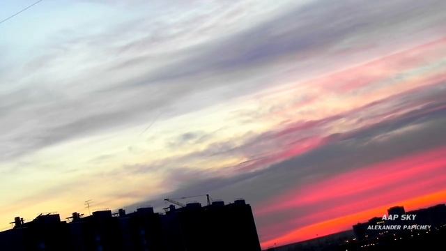 Sunset clouds fireworks time lapse смотреть онлайн