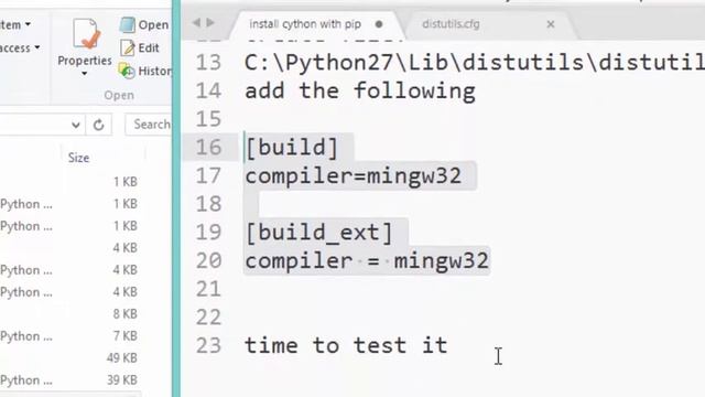 How to install Cython on Windows (Python 2) смотреть онлайн
