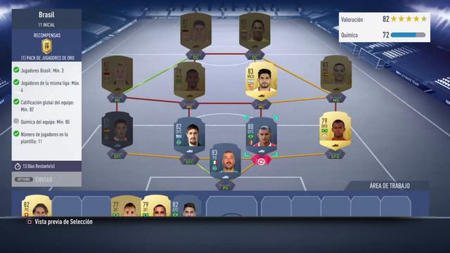 FIFA 19 Plantilla top y haciendo a lucas moura Potm смотреть онлайн