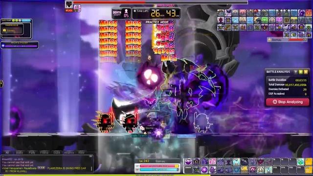 Maplestory GMS Reboot Nightwalker Hard Darknell Solo Deathless смотреть онлайн