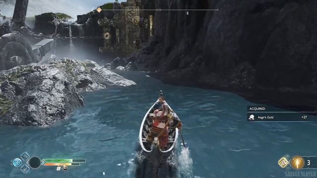 God of War - Rune Gate on Buri's Storeroom Guide (The Lake of Nine) смотреть онлайн